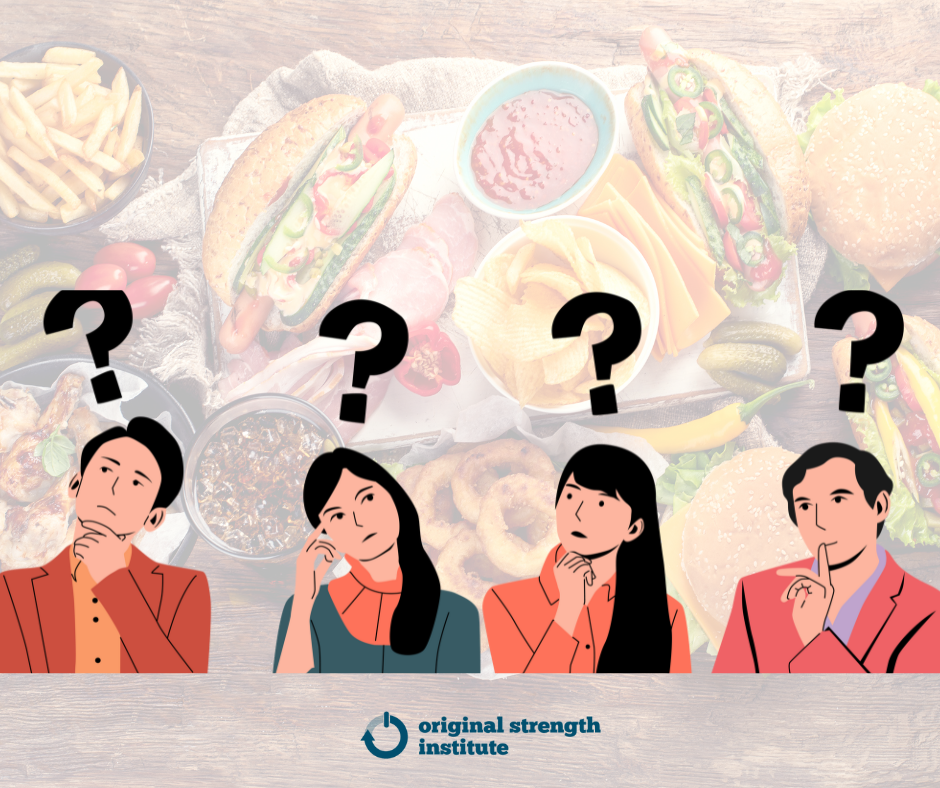 people confused about food